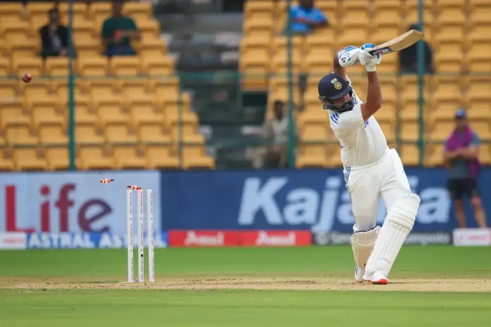 India was all-out for 46 runs on day 2 against New Zealand.